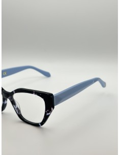 OCCHIALI DA VISTA DONNA EPOKA CARDINALE NERO AZZURRO 2